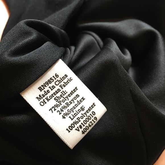 Coldwater Creek Dress A Line Midi Lined V Neck Sleeveless Little Black Size 10 - Picture 5 of 10